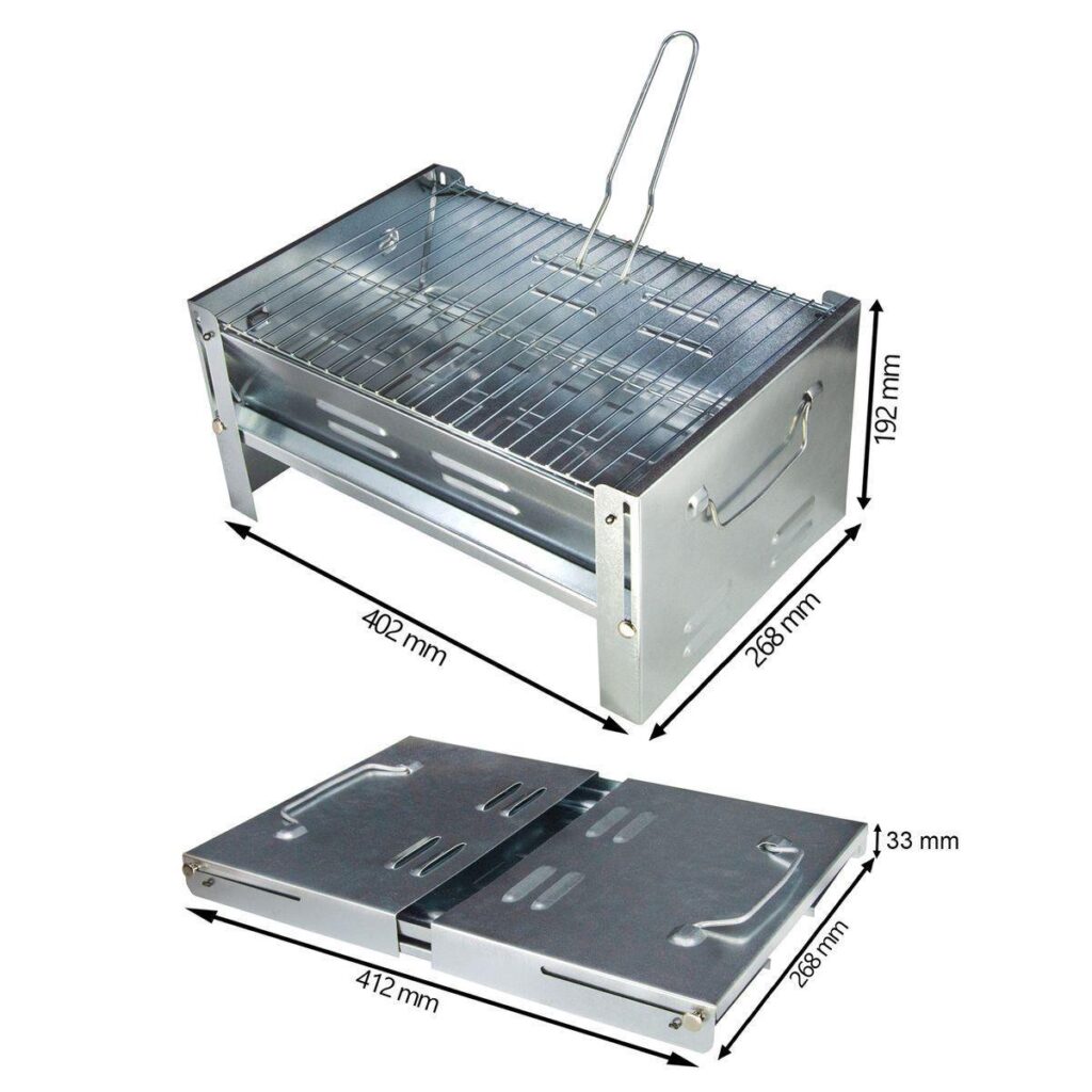 Gorillz Voyage Portable / Parkbarbecue Houtskoolbarbecue – inklapbaar