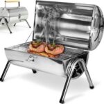Inox tafelbarbecue