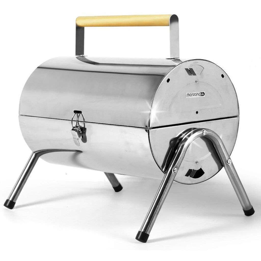Inox tafelbarbecue