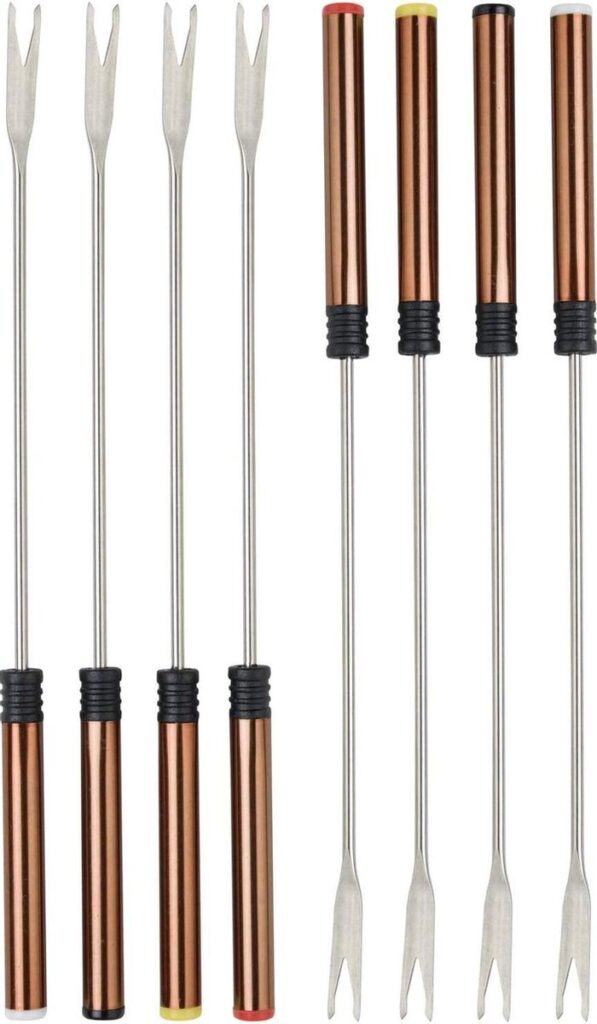 Bestron – Elektrische Fonduepan – 8 fonduevorkjes