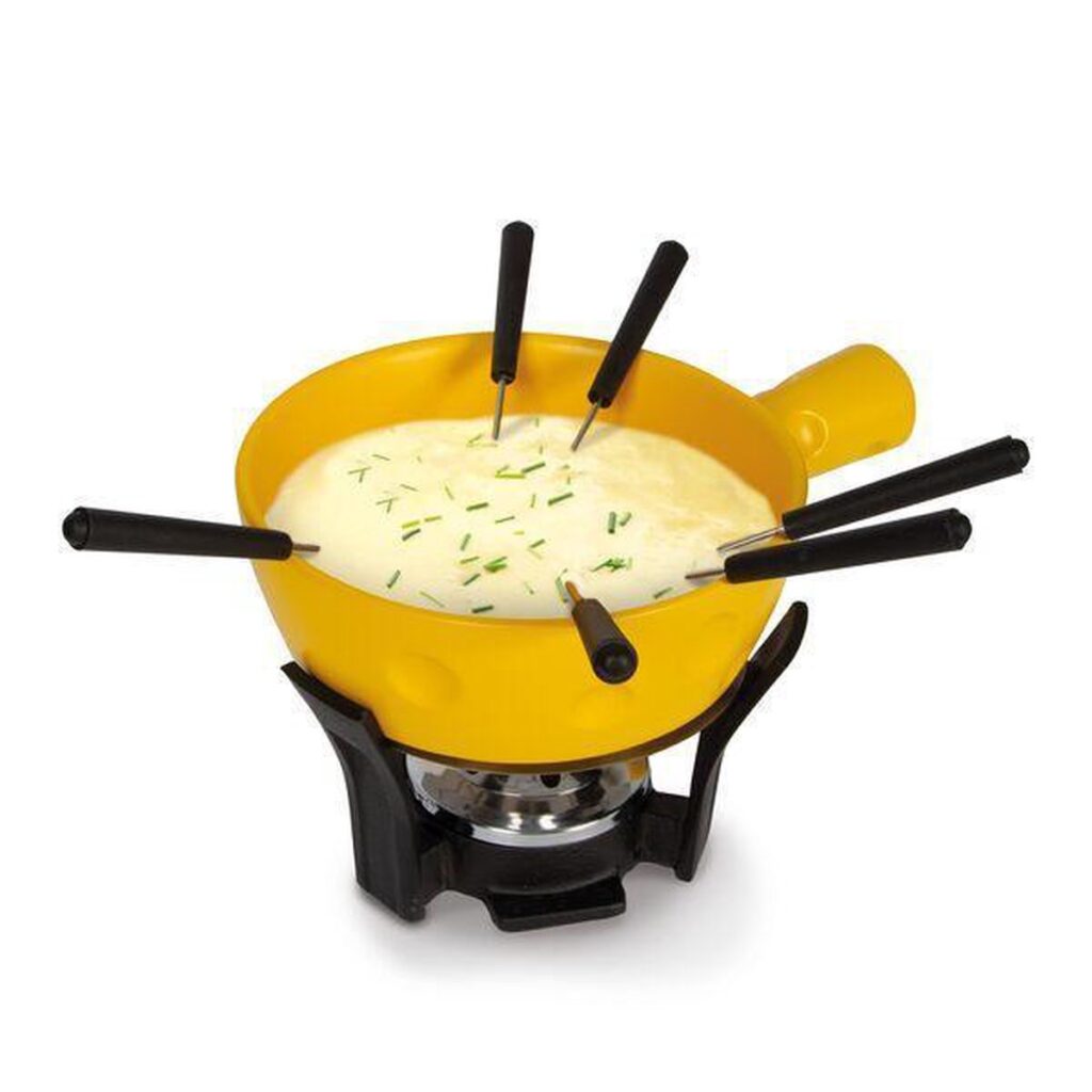 Boska Fondueset Super Cheesy Fondue – 1.3 liter inhoud – 6 vorken