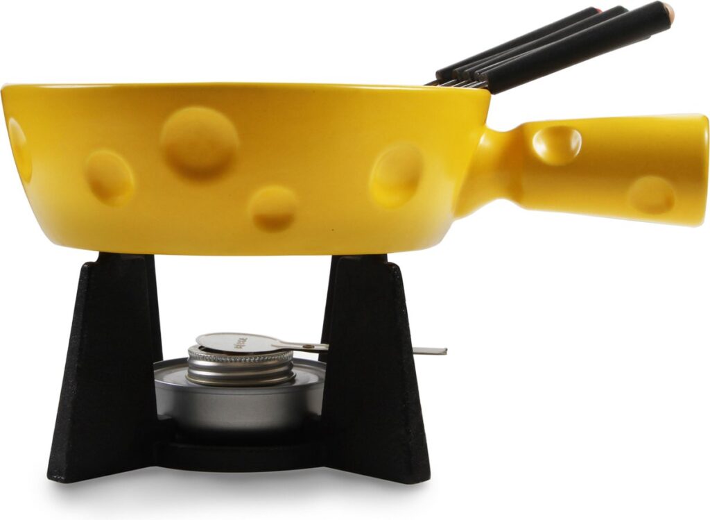Boska Fondueset Super Cheesy Fondue – 1.3 liter inhoud – 6 vorken