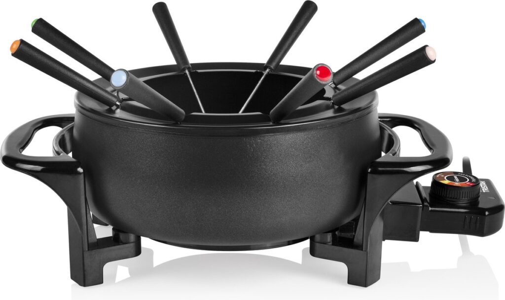 Tristar FO-1107 – Elektrische Fonduepan – 8 Fonduevorkjes