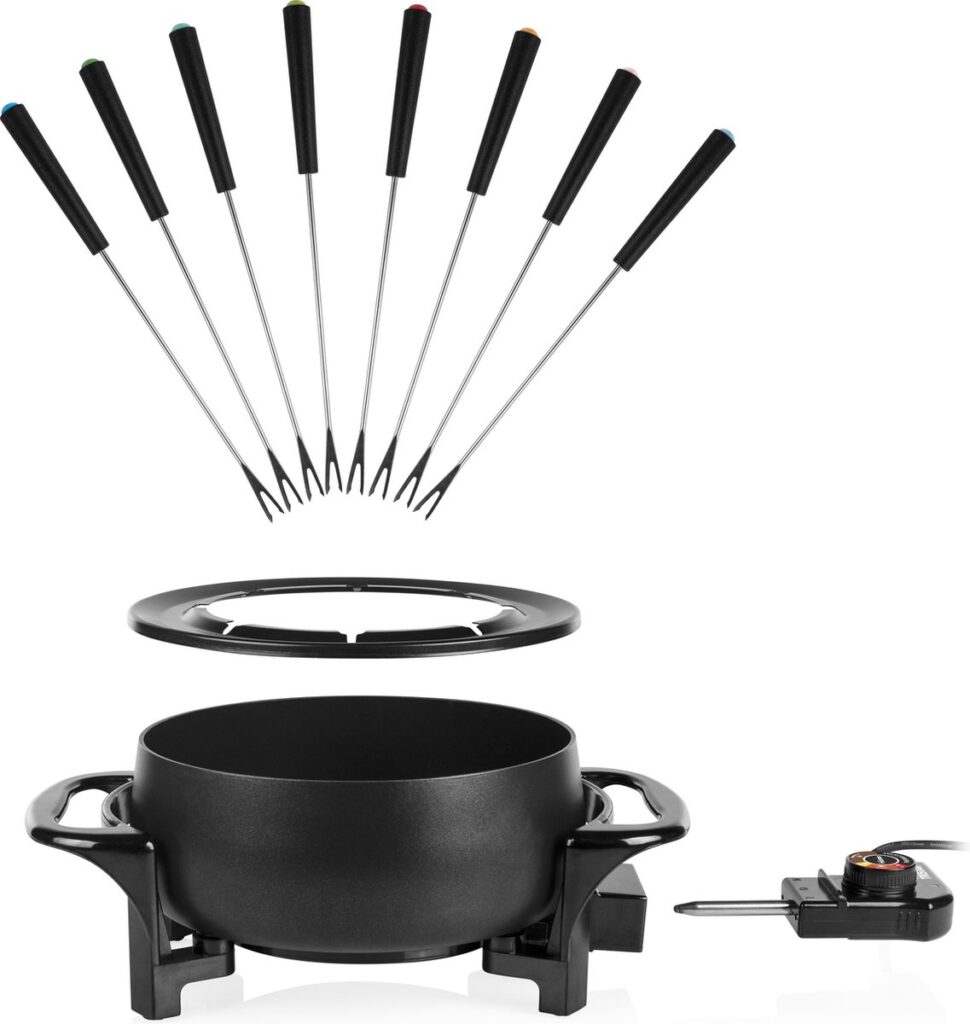 Tristar FO-1107 – Elektrische Fonduepan – 8 Fonduevorkjes