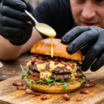 Hamburger Carbonara
